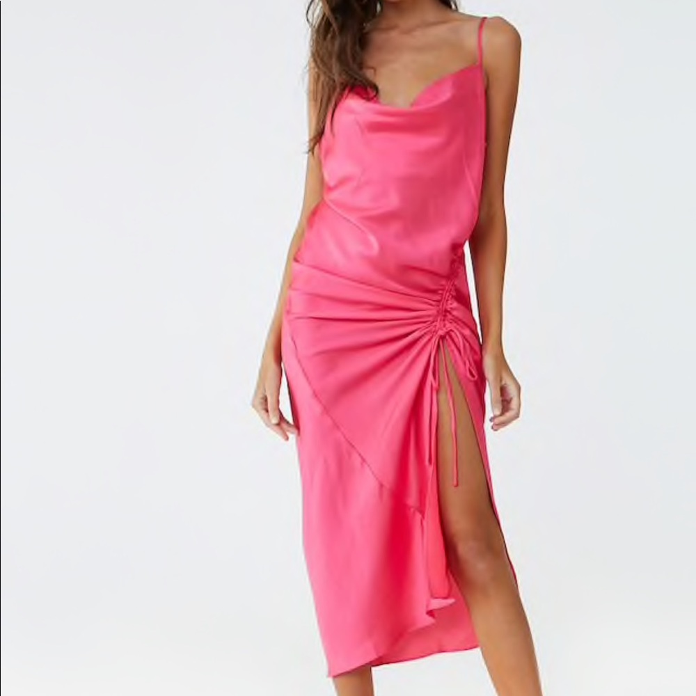 Forever 21 pink slip dress